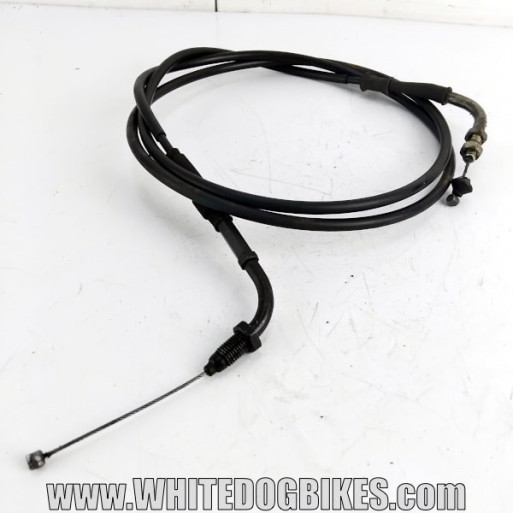 Genuine Peugeot Tweet RS 125 used working throttle cable in black