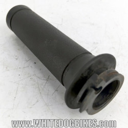 OEM Peugeot Tweet RS 125 used throttle twistgrip with rubber grip in black