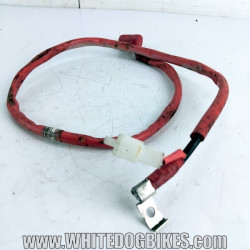 Genuine Peugeot Tweet 125 RS used battery positive wiring in red removed from the bike