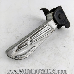 OEM Peugeot Tweet RS 125 used right back pillion footpeg with mounting bracket in chrome
