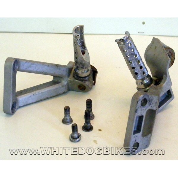 1997 Kawasaki ZX6R Ninja F3 Rear Pillion Pegs and Hangers