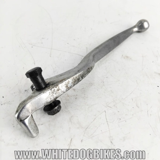 OEM Peugeot Tweet RS 125 used back brake lever in chrome with the mounting pin