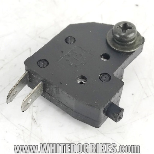 OEM Peugeot Tweet RS 125 used front brake light switch in black with mounting screw