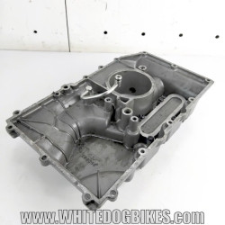 Genuine Triumph Trophy 900 used engine oil sump with marks from use