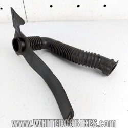 OEM Peugeot Tweet RS 125 used airbox rubber intake pipe in black