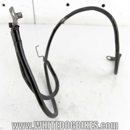 Genuine Peugeot Tweet 125 RS used battery negative wiring harness in black removed from the bike