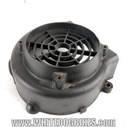 Genuine Peugeot Tweet RS 125 used engine fan covering panel in black removed from the bike