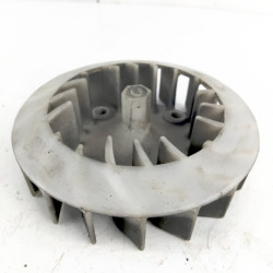 Genuine Peugeot Tweet RS 125 used engine fan in white with marks from use