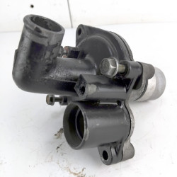 OEM Yamaha FZS600 Fazer used black metal water pump with marks and wear from use