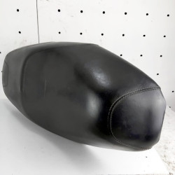 OEM Peugeot Tweet RS 125 used seat in black with marks from use