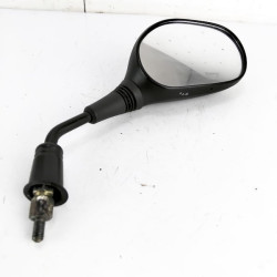 OEM Peugeot Tweet RS 125 used right rear view mirror in black with marks from use