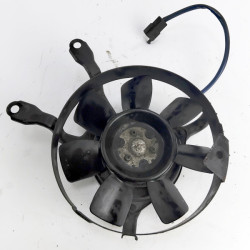OEM Yamaha FZR400 1WG used radiator fan with light marks removed from the bike