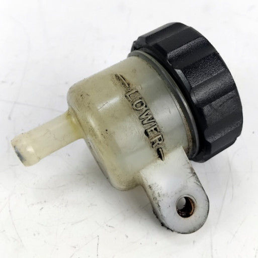 OEM Yamaha FZS600 Fazer used rear brake cylinder reservoir removed from the bike