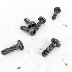 OEM Yamaha FZS600 Fazer used rear brake disc mounting bolts with marks from use
