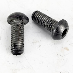 OEM Yamaha FZS600 Fazer used rear brake cylinder mounting bolts with marks from use