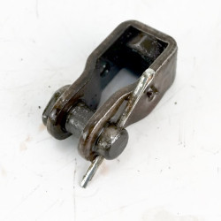 OEM Yamaha FZS600 Fazer used rear brake cylinder to brake pedal connector in chrome