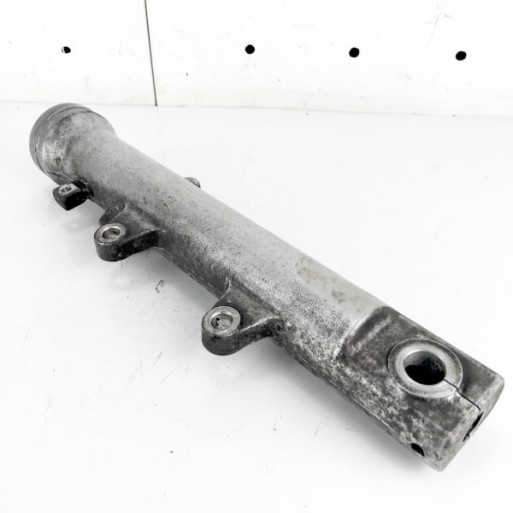 OEM Yamaha FZS600 Fazer used right lower fork leg (Y4YR) in chrome with marks from use