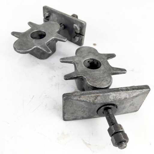 OEM Yamaha FZS600 Fazer used chain adjuster blocks in chrome removed from the bike