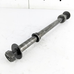 OEM Yamaha FZS600 Fazer used rear wheel spindle removed from the bike with light marks from use