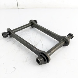 Genuine Yamaha FZS600 Fazer used rear shock absorber arms with bolts removed from the bike