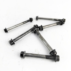 OEM Yamaha FZS600 Fazer used front engine mounting bolts and nuts removed from the bike