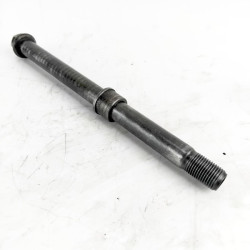 OEM Yamaha FZS600 Fazer used front wheel spindle with light marks from use