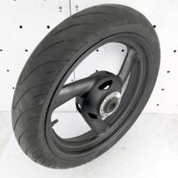 OEM Yamaha FZS600 Fazer used black front wheel with 110/70-17 Michelin Radial tyre