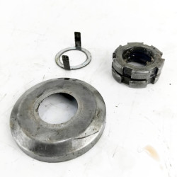 OEM Yamaha FZS600 Fazer used bottom fork yoke clamp nut with the C bolts and special washer