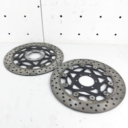 Yamaha FZS600 Fazer used left and right front brake discs with light wear