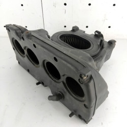OEM Yamaha FZS600 Fazer used airbox body with K and N air filter with light marks from use