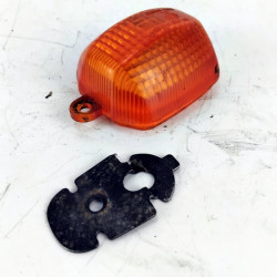 OEM Yamaha FZS600 Fazer right front indicator lens and bracket