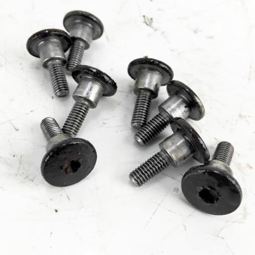 OEM Yamaha FZS600 Fazer 8 used cylinder head cover bolts with marks from use