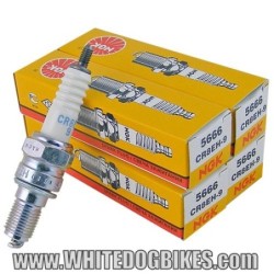 NGK CR8EH-9 Spark Plug – Kit Of 2. Genuine NGK, Fits Honda FJS Silver Wing 600 (2001-2010).