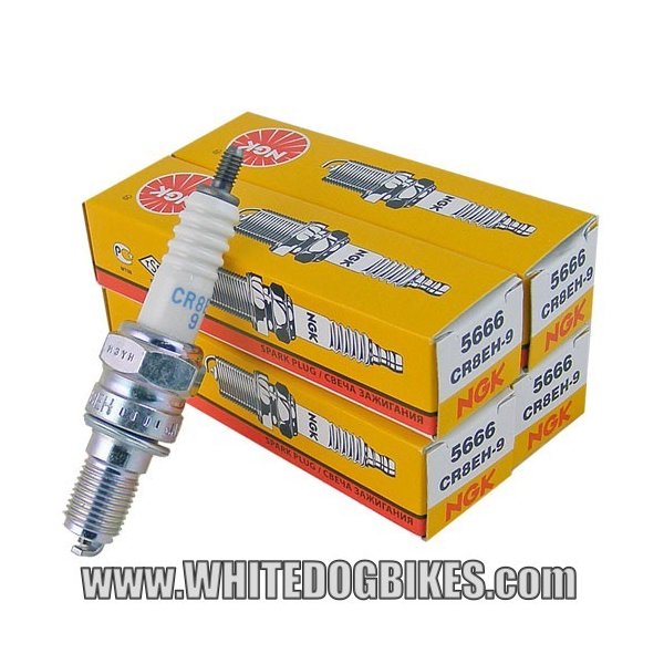 89-97 Honda VFR750 F Spark Plugs - 4 x NGK CR8EH-9