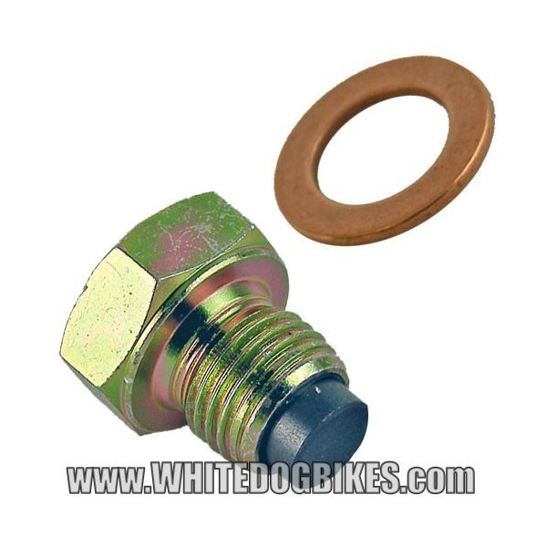 Magnetic Oil Drain Plug and Washer - M12 Bolt, 1.25mm Pitch Magnetic Oil Drain Plug and Washer - M12 Bolt, 1.25mm Pitch