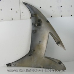 2002 Yamaha YZF-R1 5PW Right Side Fairing Panel - Silver