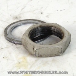 2002 Yamaha YZF-R1 5PW Top Fork Yoke Center Nut and Washer