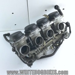 2002 Yamaha YZF-R1 5PW Throttle Bodies with Fuel Injectors - 5PW1375000