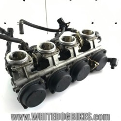 2002 Yamaha YZF-R1 5PW Throttle Bodies with Fuel Injectors - 5PW1375000