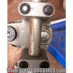 1994 Yamaha XJ600S Diversion Handle Bar Clamp Caps