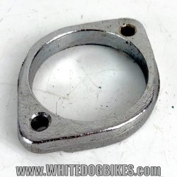 Flat motorbike exhaust collar