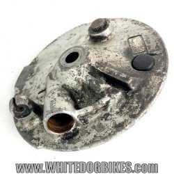 Yamaha YB100 Front Brake Plate - YB 100 Speedo Drive