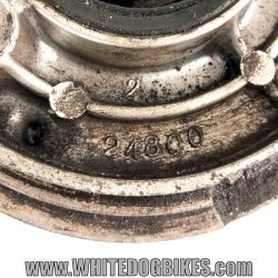 Yamaha YB100 Front Brake Plate - YB 100 Speedo Drive