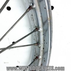 21 Inch Spoked, Drum Brake Front Wheel - J21X1.60 - Takasago - 250-21