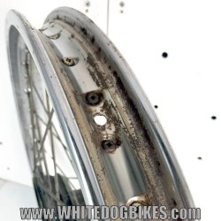 21 Inch Spoked, Drum Brake Front Wheel - J21X1.60 - Takasago - 250-21