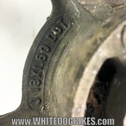 Suzuki GSX400E Front Wheel - J18X1.60- GSX 400 E - 18 Inch