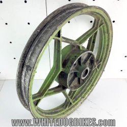 Kawasaki 18 Inch Tubed Rear Wheel in Green - 3.50-18