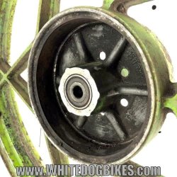 Kawasaki 18 Inch Tubed Rear Wheel in Green - 3.50-18