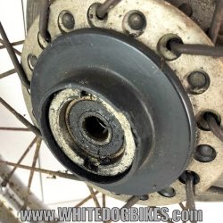 Suzuki GT380 Front Wheel and Tyre - GT 380 Wheels - 360-19 - 3.60-19