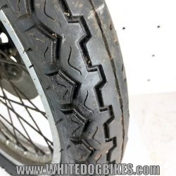 Suzuki GT380 Front Wheel and Tyre - GT 380 Wheels - 360-19 - 3.60-19